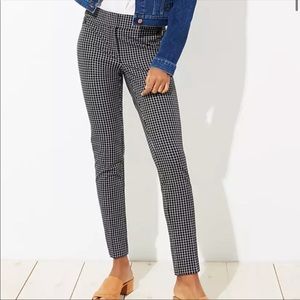 Loft black/white Julie Pants slim fit